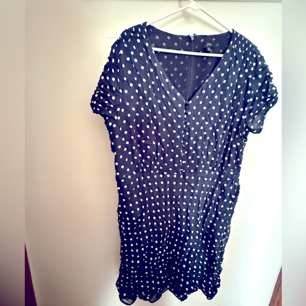 Romantic Women’s J.Crew Dress in Polka Dot (Size 22)